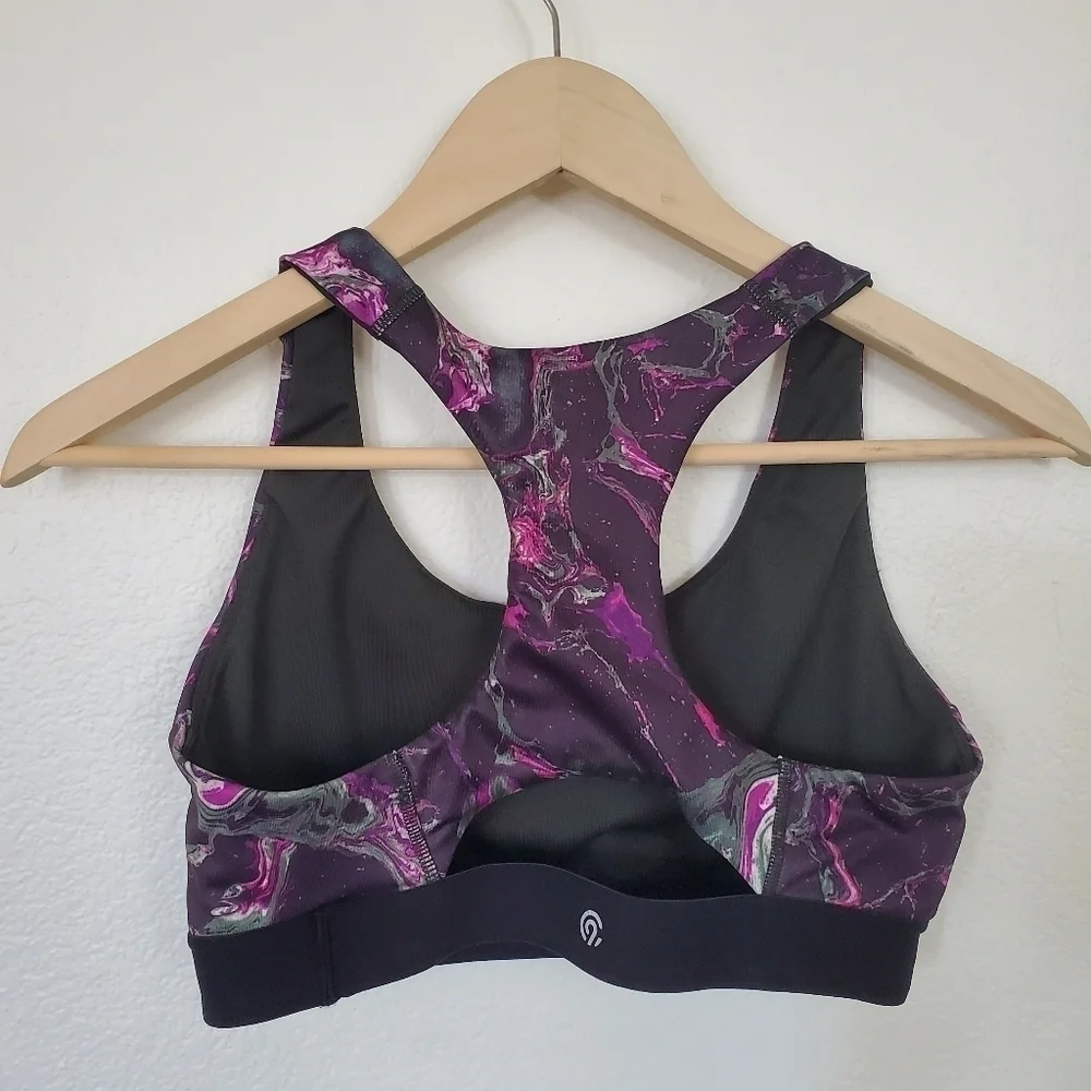 C9 CHAMPION Purple Galaxy Print Sports Bra Size M